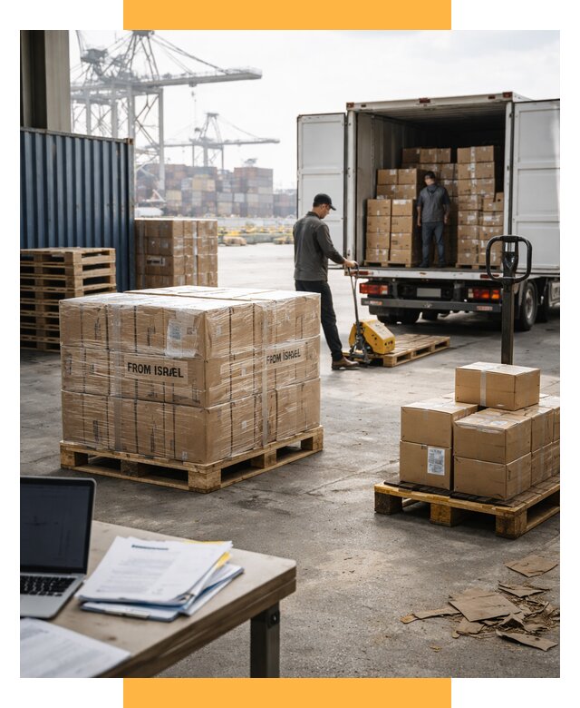 Доставка грузов из Израиля от 15386 р., логистика от СетСервис-Нжр