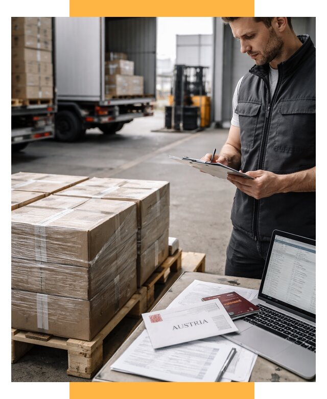 Доставка в Австрию от 66671 р. Логистика и экспорт СетСервис-Нжр