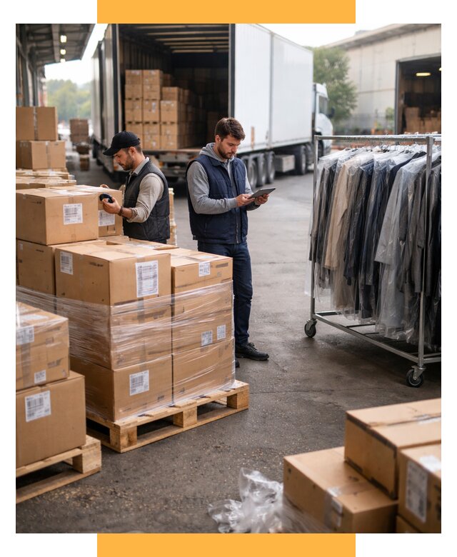 Перевозка и доставка одежды из Китая от 7693 р., СетСервис-Нжр