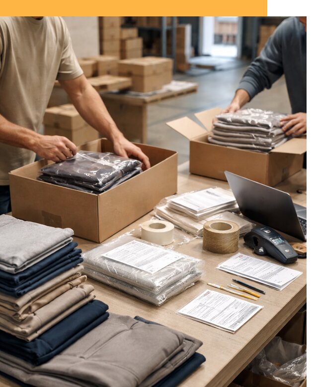 Перевозка одежды по миру от 7693 руб. с таможенным оформлением