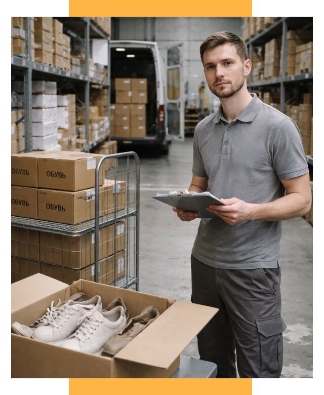 Доставка обуви из Китая и Турции от 4616 р. СетСервис-Нжр