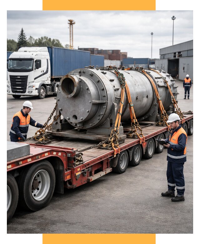 Перевозка тяжеловесных грузов под ключ от 153855 р. | СетСервис-Нжр