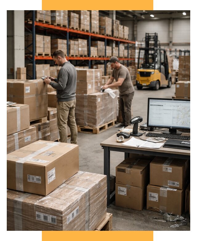 Склад консолидации в Европе от 6667 р., услуги СетСервис-Нжр